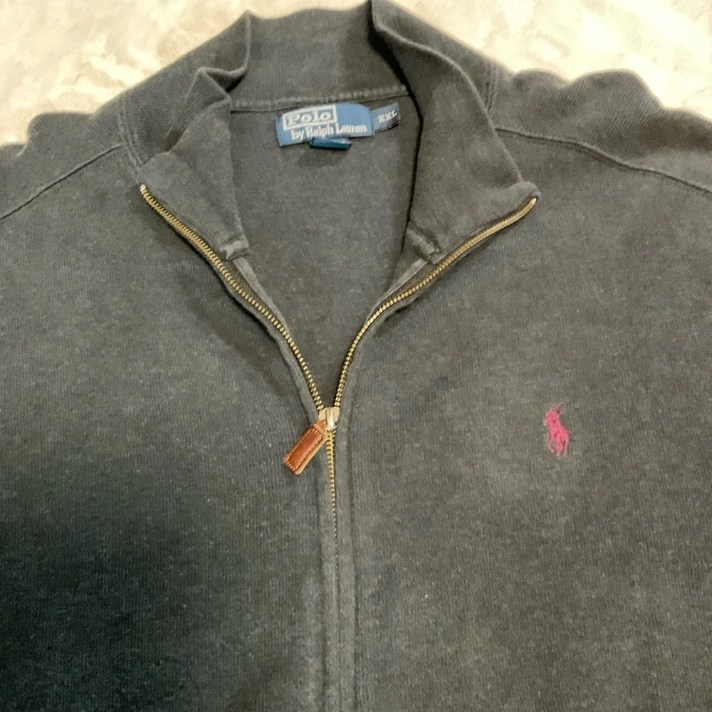 Vintage Polo by Ralph Lauren Black Men's Sweater